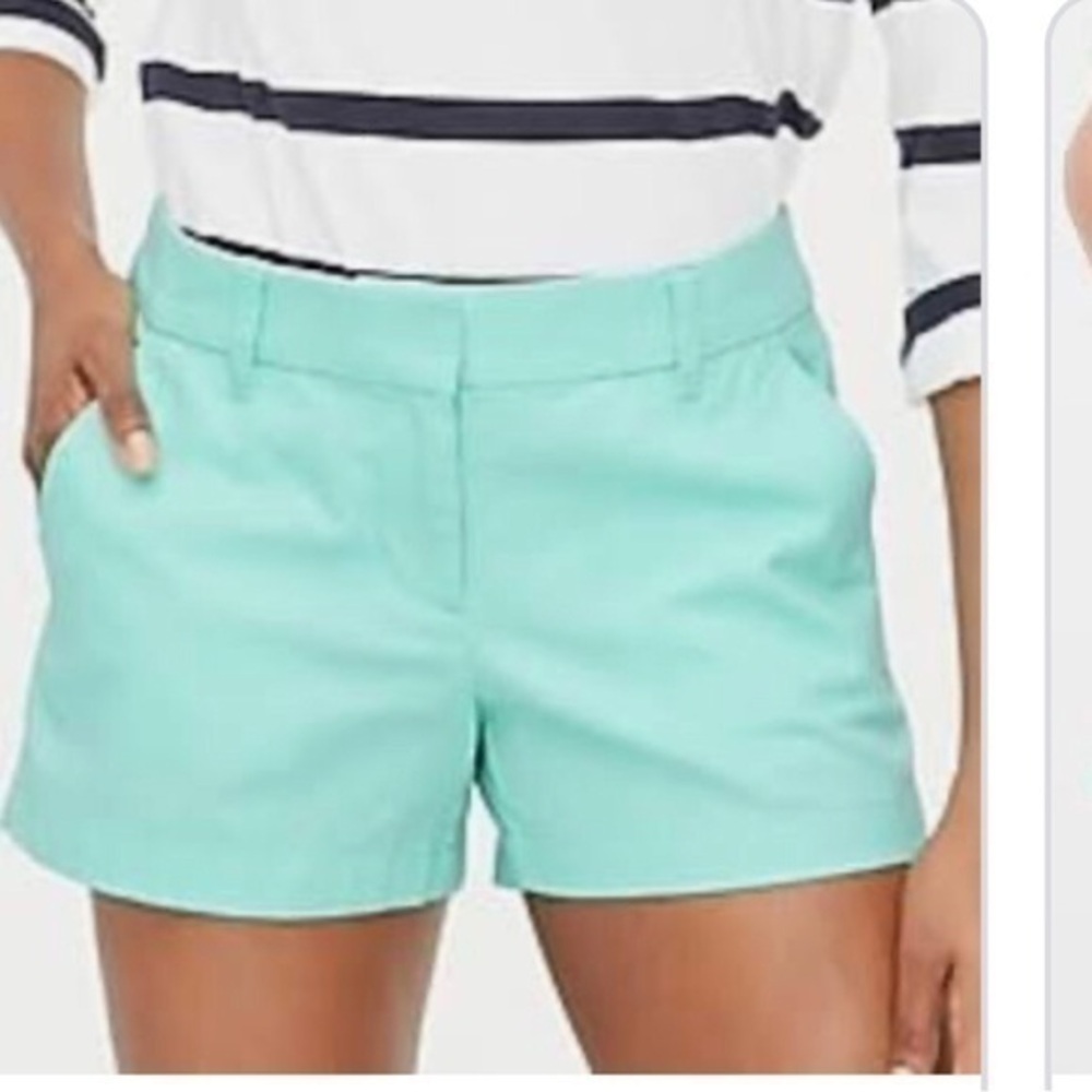 J Crew Linen Blue chino Shorts size 0